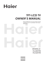 Haier HL32ATB, HL26ATB User manual
