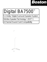 Boston Acoustics BA7500 User manual