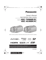 Panasonic HDC-HS900PC User manual