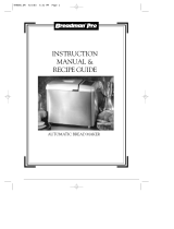 Breadman TR900S User manual