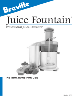 Breville the Juice Fountain JE95 User manual