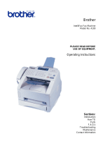 Brother 4100 User manual