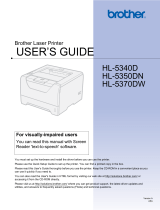 Brother HL 5370DW User manual