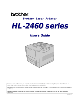 Brother 2460N - HL B/W Laser Printer User manual