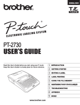 Brother PT-2730 User manual