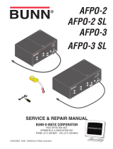 Bunn AFPO-2 User manual