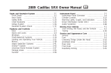 Cadillac SRX User manual