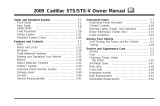 Cadillac 2009 STS User manual