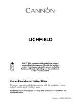 Cannon LICHFIELD 10505G Datasheet