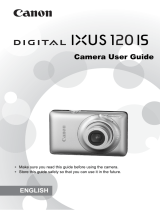 Canon Digital IXUS 120 IS User manual