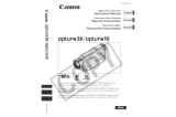 Canon optura20 User manual
