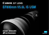 Canon EF 800mm f/5.6L IS USM User manual
