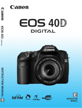 Canon EOS40DBODY User manual