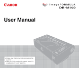 Canon imageFORMULA DR-M140 User manual