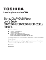 Toshiba BDK23KU User manual