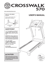 Gold's Gym Crosswalk 570 User manual