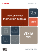 Canon Vixia mini X User manual