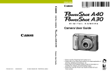 Canon A40 User manual