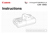Canon imageFORMULA CR-190i User manual