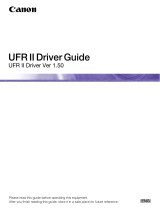 Canon UFR II Driver User manual