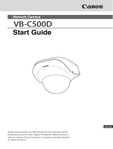 Canon VB-C500D User manual