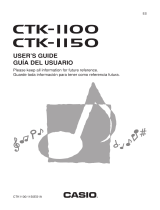 Casio CTK-110 User manual