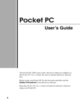 Casio Pocket PC 2002 User manual