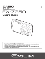 Casio EX-Z350 User manual