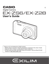 Casio EX-Z28 User manual