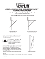 Chamberlain MotorLift 1703EML User manual