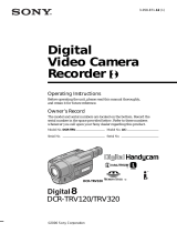 Sony DCR-TRV120 User manual