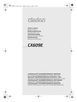 Clarion CX609E User manual