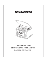 Sylvania SRCD817 User manual