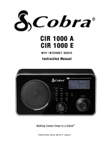 Cobra Electronics CIR 1000 E User manual