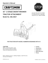 Craftsman 486.24837 User manual