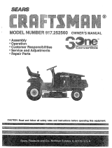 Craftsman 917.252560 User manual