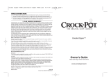 Crock-Pot DOUBLE DIPPER User manual