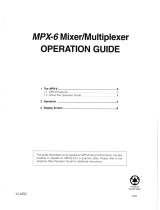 Crown AMB-5 Mixer User manual