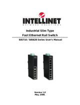 Dell 8-Port Industrial Slim Type Fast Ethernet Rail Switch User manual