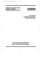 DeLonghi DFH480M G/B User manual