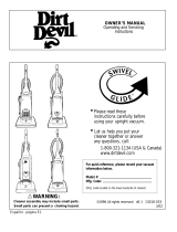 Dirt Devil Swivel Glide User manual