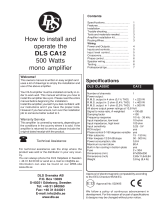 DLS Svenska AB CLASSIC CA12 User manual