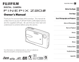 Fujifilm FinePix Z20fd Owner's manual