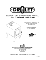 Drolet COMPAK WOOD STOVE User manual