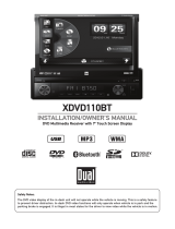 Dual XDVD110BT Owner's manual
