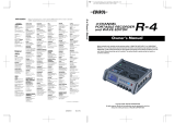 Roland R-4 User manual