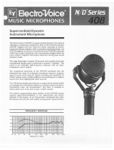 Electro-Voice N/D 408 User manual