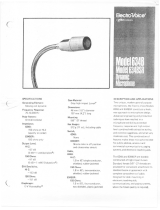 Electro-Voice 634B & 634BSR User manual