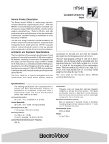 Electro-Voice HP940 User manual