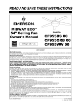 Emerson CF955BS 00 User manual